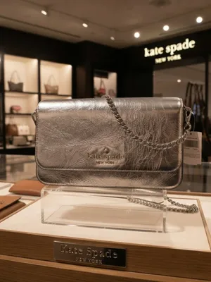 NWT Kate Spade Madison Metallic Willow Mini Flap Crossbody Bag thumbnail 3