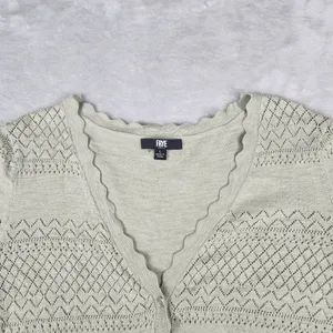 Frye Womens Cardigan Sweater Green Long Sleeve Size L Large thumbnail 2