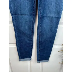 WORKSHOP Republic Jeans Size 6 Dark Blue High Rise Cuffed Skinny Ankle Stretch thumbnail 6