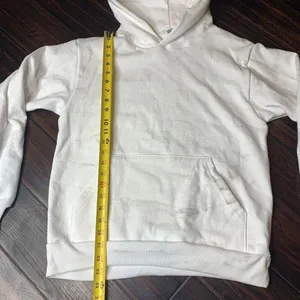 Long sleeve hoodie sweater heavy cotton, Los Angeles Apparel unisex design thumbnail 2