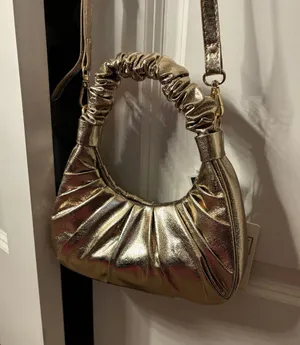 Gold Metallic Purse/handbag thumbnail 1