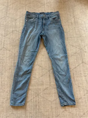 Express Skinny Fit Stretch Blue Jeans 10L thumbnail 1