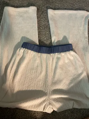 SheIn Cream lightweight trouser thumbnail 1