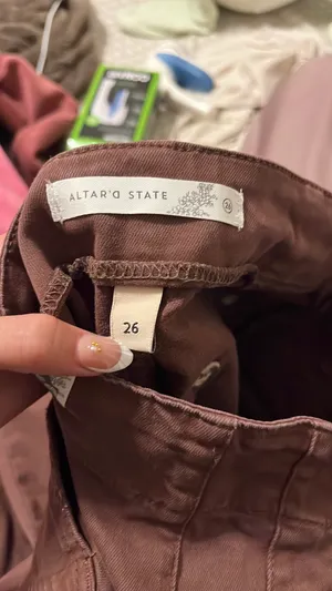 Altar'd State Jeans Flare High-Rise size 26 thumbnail 5
