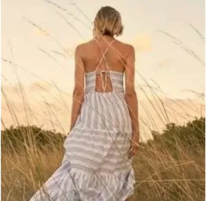 ZARA Striped Dress thumbnail 4