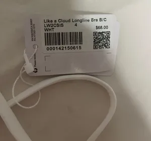 Lululemon NWT  white like a cloud bra size 4 thumbnail 3