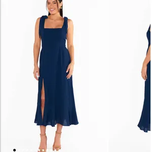 Show Me Your Mumu Claire Midi Dress in Rich‎ Navy Crisp Blue size xs thumbnail 6