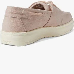 Sperry Women's Cruise Plushstep Slubby Linen Boat Sneaker Pink / Rose Dust Sz 7 thumbnail 4