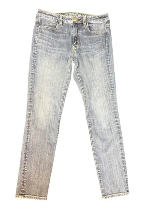 American Eagle Outfitters Highest Rise Jegging Jeans 6 Short Light Wash Stretch thumbnail 1