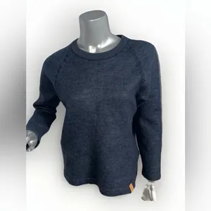 Paka Royal Alpaca Blend Sweater Womens Small Gray Handmade Pullover thumbnail 3