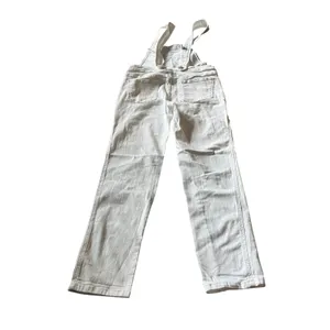 Pilcro & The Letterpress Overalls Women's 25 Off White‎ Denim Anthropologie Farm thumbnail 4
