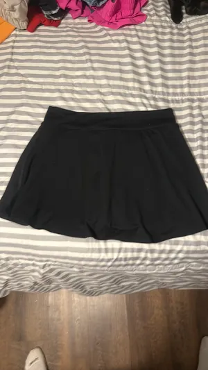 Nike Black Athletic Dri-Fit Skort thumbnail 3