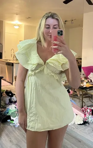 Verge Girl Lemon Ruffle Dress thumbnail 2