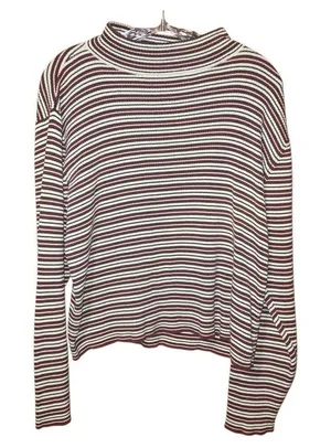 Hanna Andersson mock neck striped long sleeve thick shirt XL 90” inspired #751 thumbnail 1