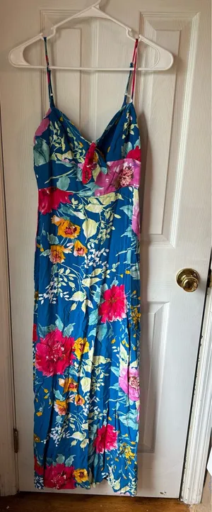 Lulus Floral Maxi Dress thumbnail 1