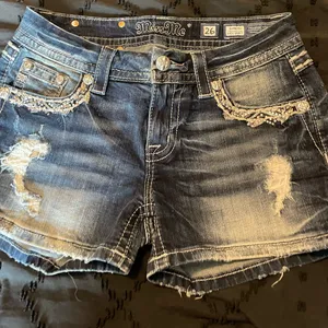 Miss Me Women's Distressed Denim Shorts thumbnail 1