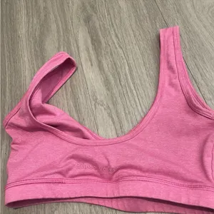 Outdoor Voices Pink Scoop-Front Sports Bra thumbnail 3