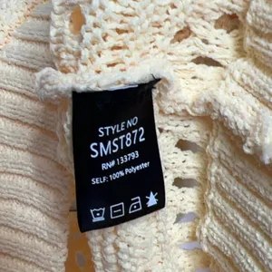 POL Crochet Cardigan Dandelion Yellow Size small Button Front Polyester thumbnail 4