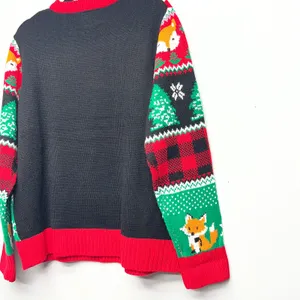 Urban Heritage Foxy Ugly Christmas Chunky Sweater Womens XL Holiday Party Event thumbnail 10