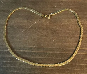 Napier Vintage  Thick Snake Chain Necklace thumbnail 3