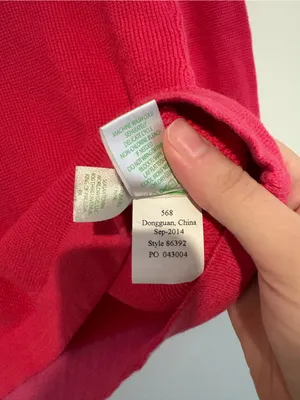Lilly Pulitzer Women's 1/4 Zip Pullover sweater pink Size Small thumbnail 6