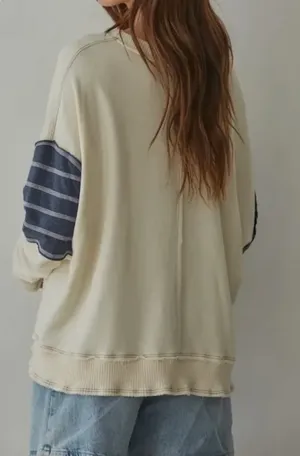 Boutique Denim/ Neutral Knit thumbnail 3