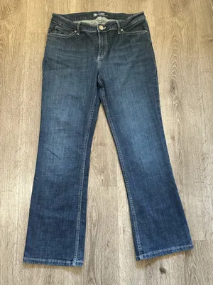 Wrangler Blue Wide Leg Denim Jeans size 11x30 thumbnail 1