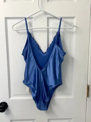 Aerie Swimsuit One-Piece Cheeky Blue S NWT thumbnail 7