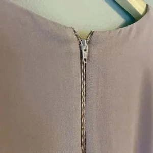 Asos Dress Woman's Size 4 Dusty Rose Bat Wing 3/4 Sleeve V-Neck‎ Knee Length thumbnail 6