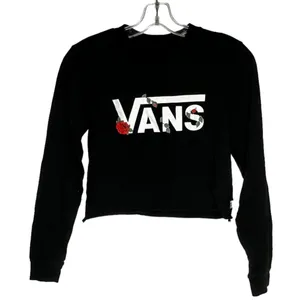Vans Cropped Black T-Shirt thumbnail 1