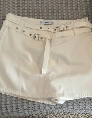 Mango Double Belted Mini Skort thumbnail 1