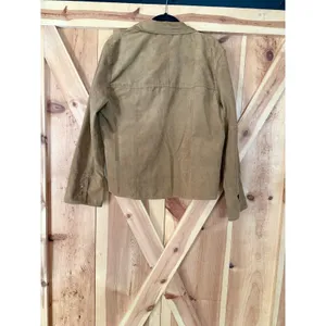 Vintage 90s Faux Suede Shacket Womens XL Tan Western Cabincore Boho Country Y2K thumbnail 4