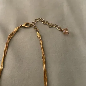 Vintage 16” To 18” Necklace Multi Strand Pink & Clear Floral Square Beads Gold thumbnail 6