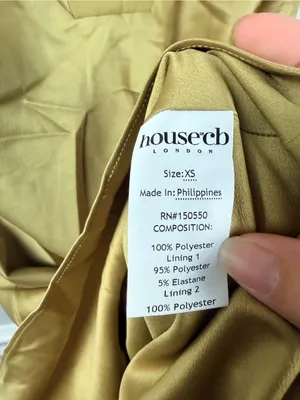 House of CB Natalya Olive Satin Corset Midi Dress size XS thumbnail 8
