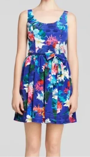 Amanda Uprichard Womens Floral Cafe Island‎ Mini Dress thumbnail 1