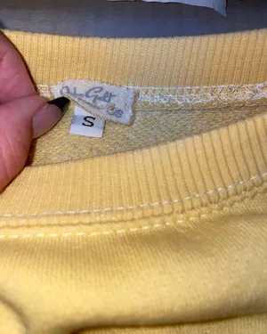 John Galt Light Yellow “Honey” Crewneck thumbnail 2