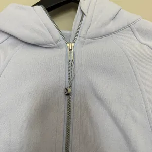 Lululemon Scuba Oversized Full Zip Hoodie - Pastel Blue - XS/S thumbnail 5