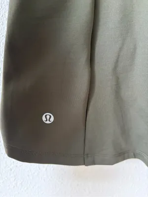 Lululemon Down For It All Pullover Jacket Dark Olive Size 6 Run Outdoor Winter thumbnail 5