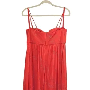 Newport News Prom dress with spaghetti straps, jewel embellished. Event gown. Si thumbnail 10