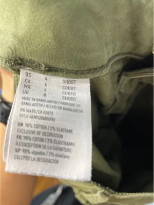 American Eagle Green Utility CargoJogger Gorpcore Indie Sz 4 thumbnail 4