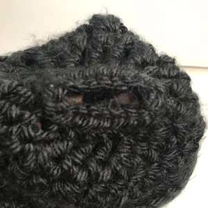 The North Fork black knit hat beanie‎ winter hat North Fork Long Island NWOT thumbnail 4