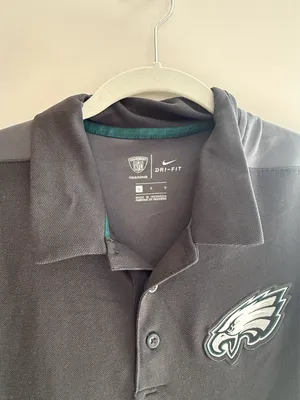 Nike NFL Philadelphia Eagles Men's Black Polo Shirt thumbnail 4
