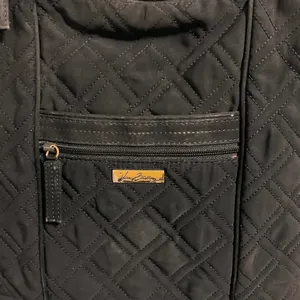 Vera Bradley Black Quilted Crossbody Bag thumbnail 4