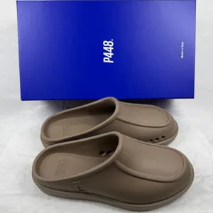 P448 Mimetic Mules Clogs Taupe Made in Italy‎ EU 40 41 XL Extralight US 9 thumbnail 1