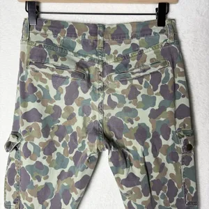 BDG Urban Outfitters Faded Camo Ankle Zip Skinny Cargo Pants Women Size 27 thumbnail 8