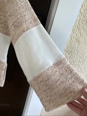 Like New Anthropologie Daily Practice Oversized Mixed Texture Sweater XS thumbnail 5