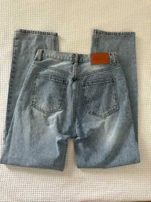 Princess Polly Asymmetric Jeans Straight Leg thumbnail 4