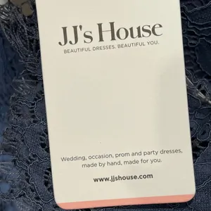 JJs House Evening Dress 8 Stormy Blue 3D Floral Cascading Ruffles Wedding 271457 thumbnail 16