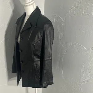 Wilsons Leather ,Genuine Leather Jacket XS – Classic Black, Excellent Condition thumbnail 6