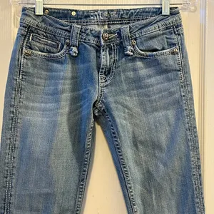 Miss Me Jeans Women Bootcut‎ Embellished Pockets Blue Denim Size 27 thumbnail 6